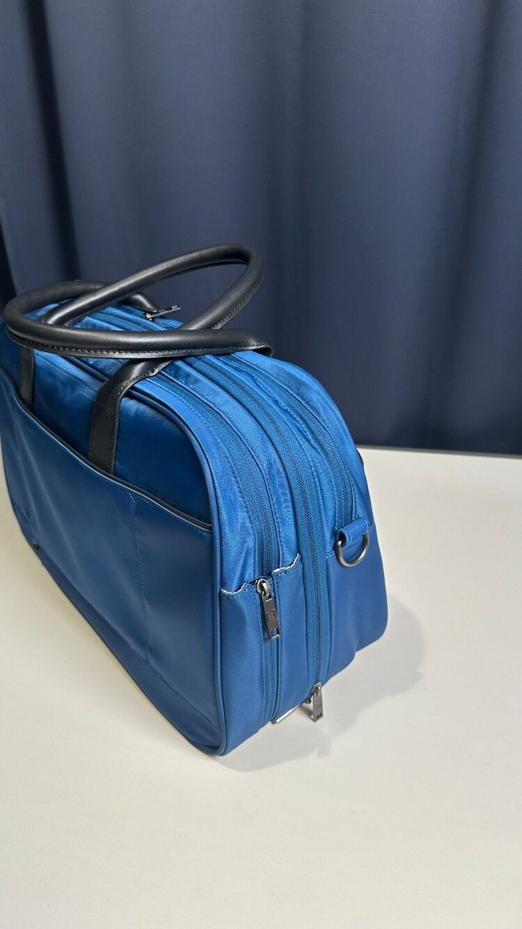 Nomad Lane Bento Bag Blue Nylon 24L Underseat Personal Item Travel Duffel Bag - Picture 5 of 16